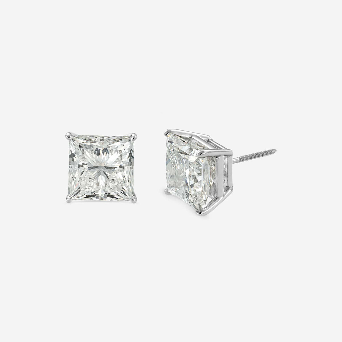 Giza lab-grown diamond earrings - source large image 2