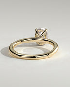 MET 0001 - 1 ct Mittelstein - 18K Gelbgold Originalreferenz - Detailansicht der Fassung