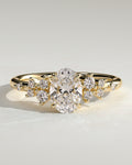 MET 0003 - 1 ct center stone - 18K yellow gold source reference - front view