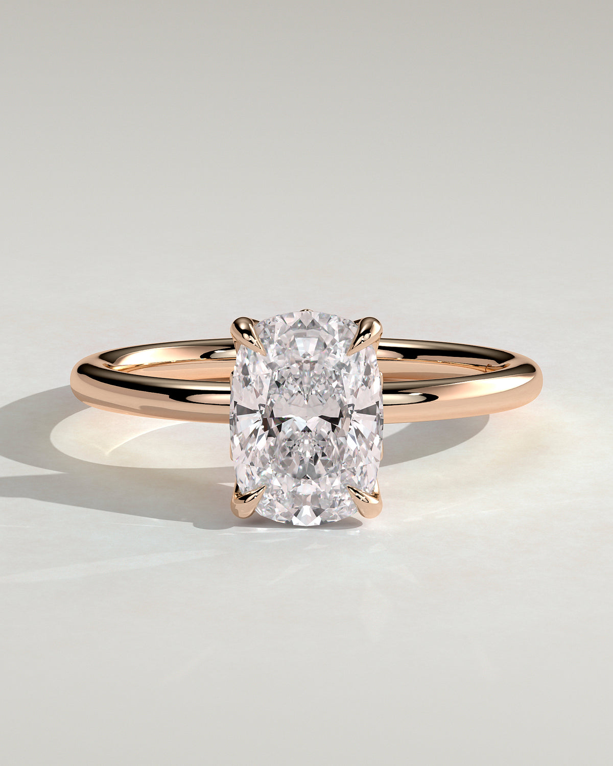 MET 0004 - 2.00 ct center stone - rose gold source render - front view.