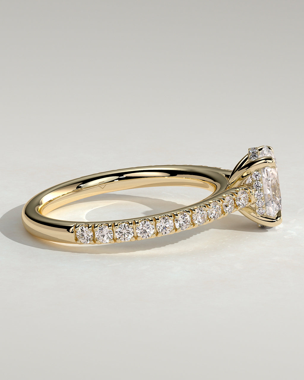 MET 0014 - 1 ct center stone - 18k Yellow Gold source reference - source gallery view