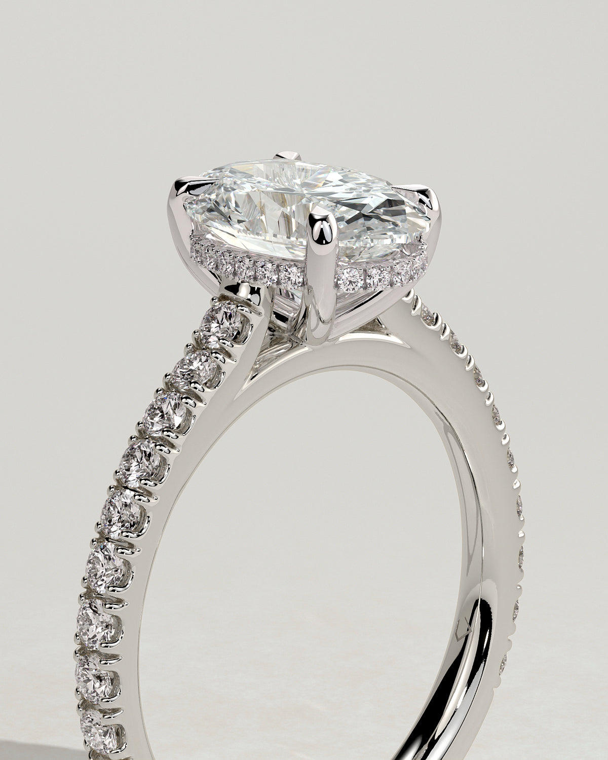 MET 0014 - 2 ct center stone - 18k White Gold source reference - source gallery view