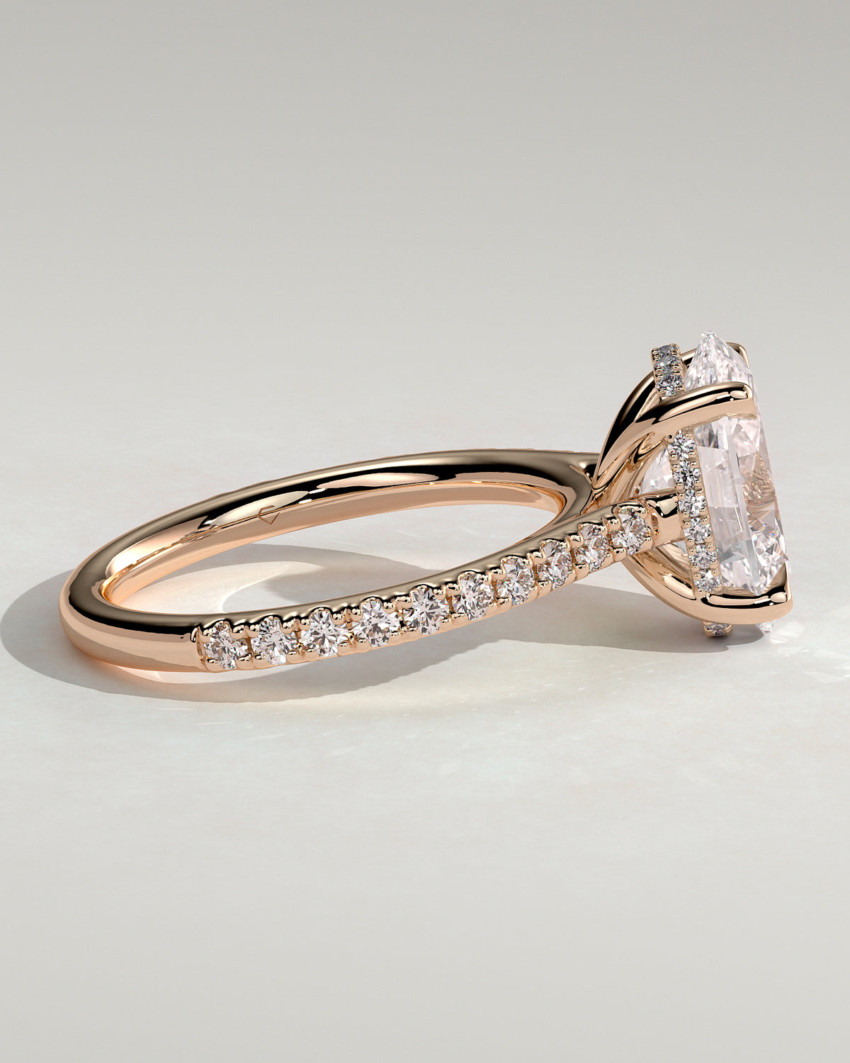 MET 0014 - 3 ct center stone - 18k Rose Gold source reference - source gallery view