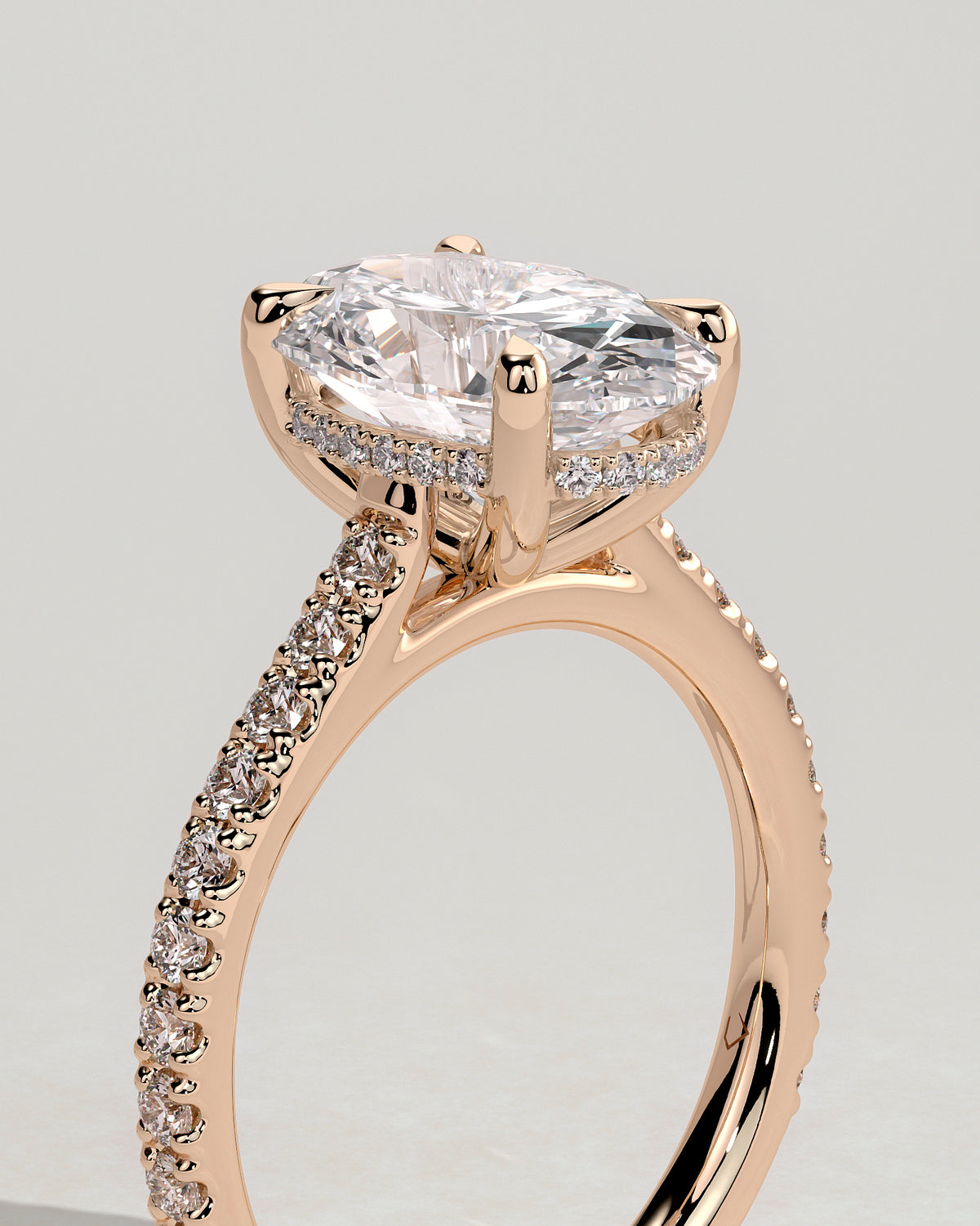 MET 0014 - 3 ct center stone - 18k Rose Gold source reference - source gallery view