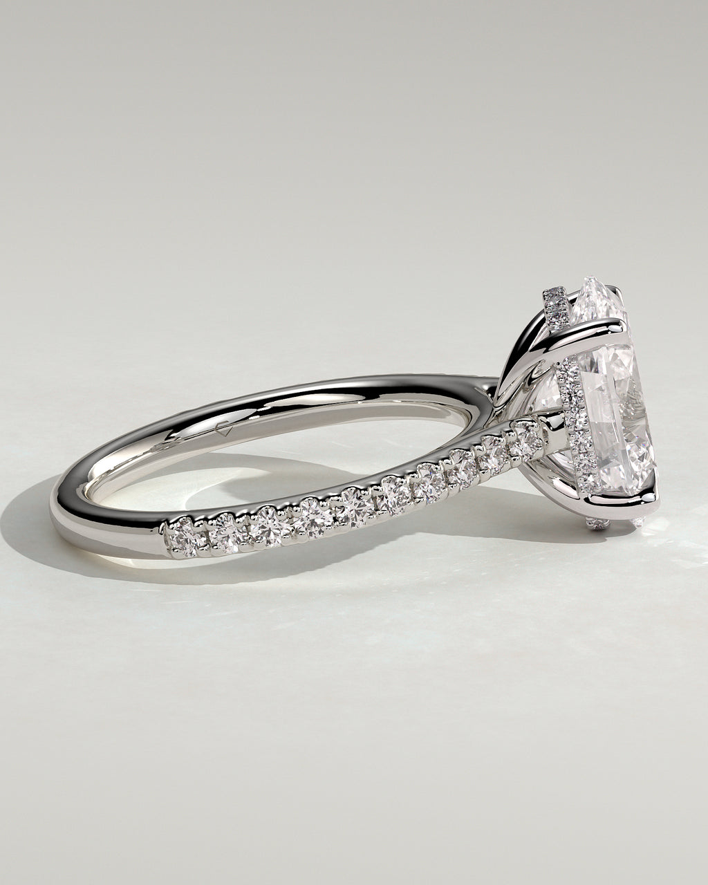 MET 0014 - 3 ct center stone - 18k White Gold source reference - source gallery view