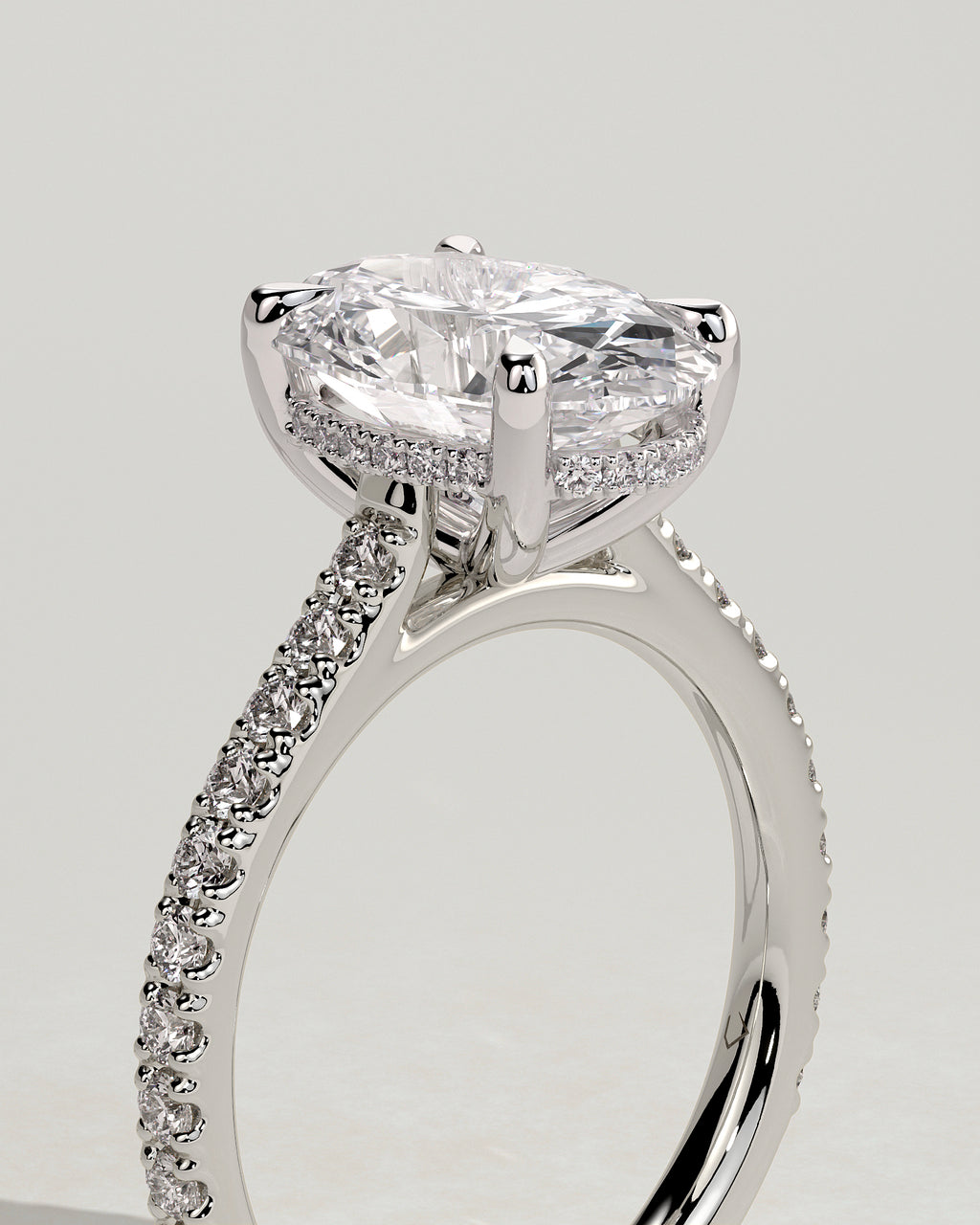 MET 0014 - 3 ct center stone - 18k White Gold source reference - source gallery view