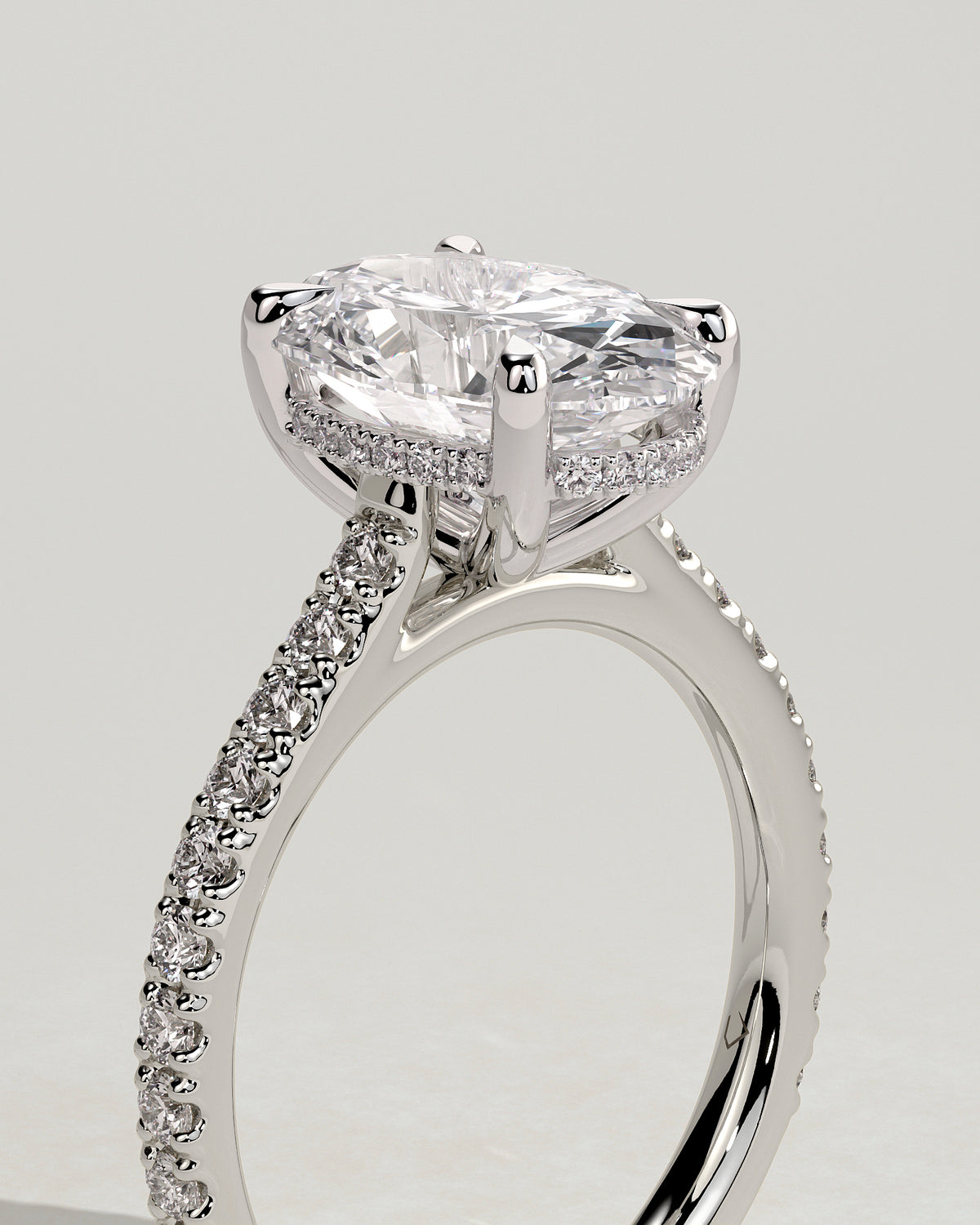 MET 0014 - 3 ct center stone - 18k White Gold source reference - source gallery view