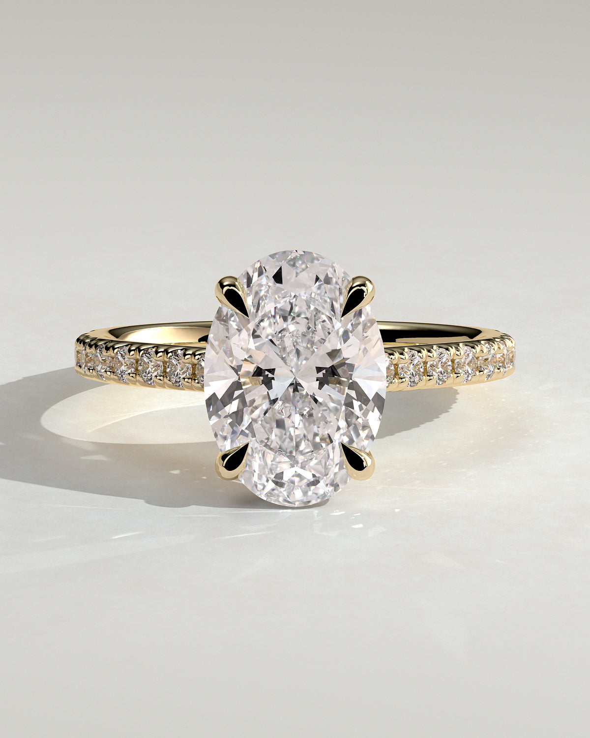 MET 0014 - 3 ct center stone - 18k Yellow Gold source reference - source gallery view