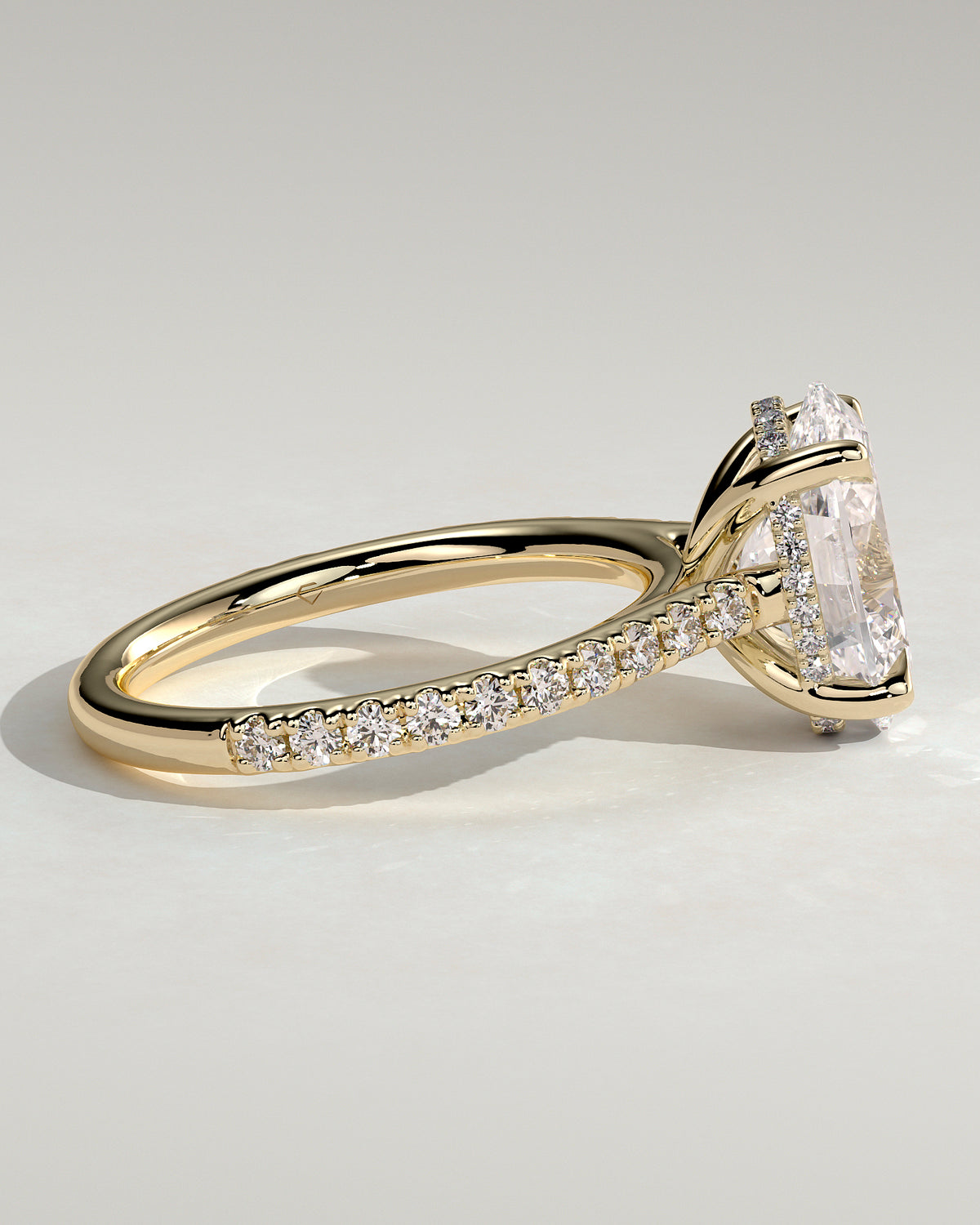 MET 0014 - 3 ct center stone - 18k Yellow Gold source reference - source gallery view