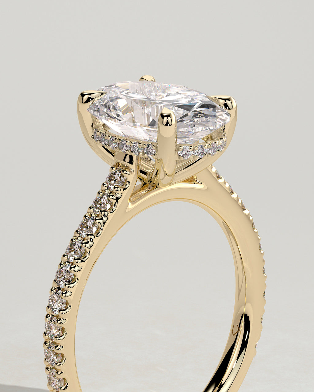 MET 0014 - 3 ct center stone - 18k Yellow Gold source reference - source gallery view
