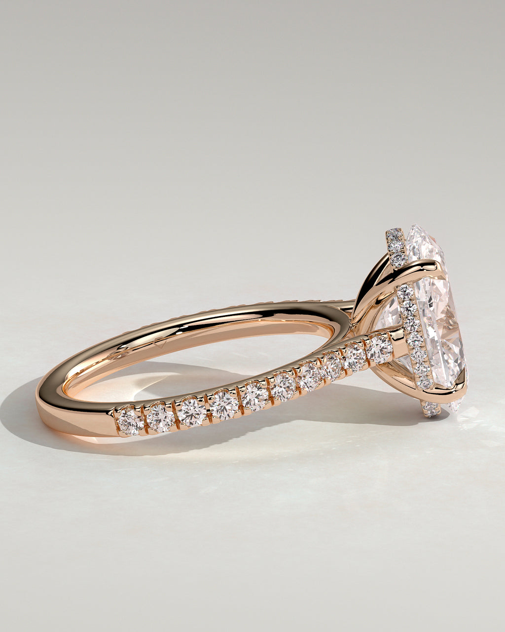 MET 0014 - 4 ct center stone - 18k Rose Gold source reference - source gallery view