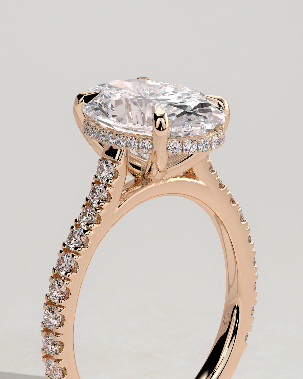 MET 0014 - 4 ct center stone - 18k Rose Gold source reference - source gallery view