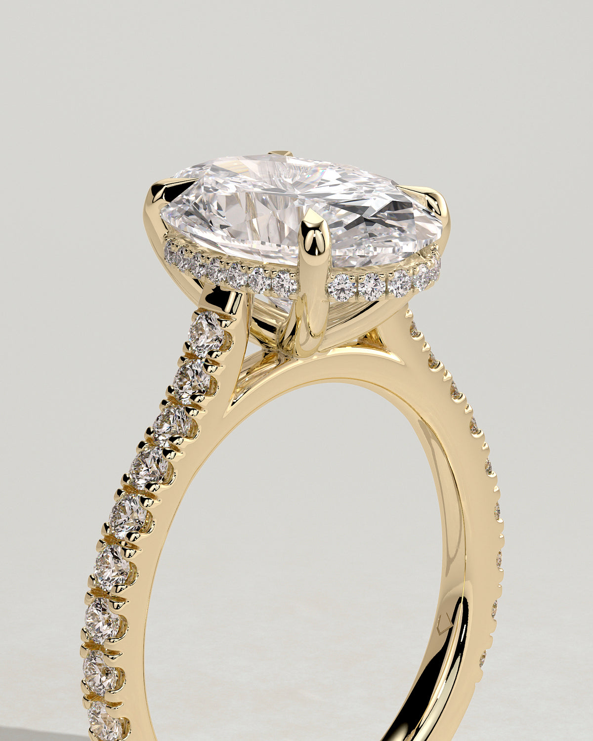 MET 0014 - 4 ct center stone - 18k Yellow Gold source reference - source gallery view
