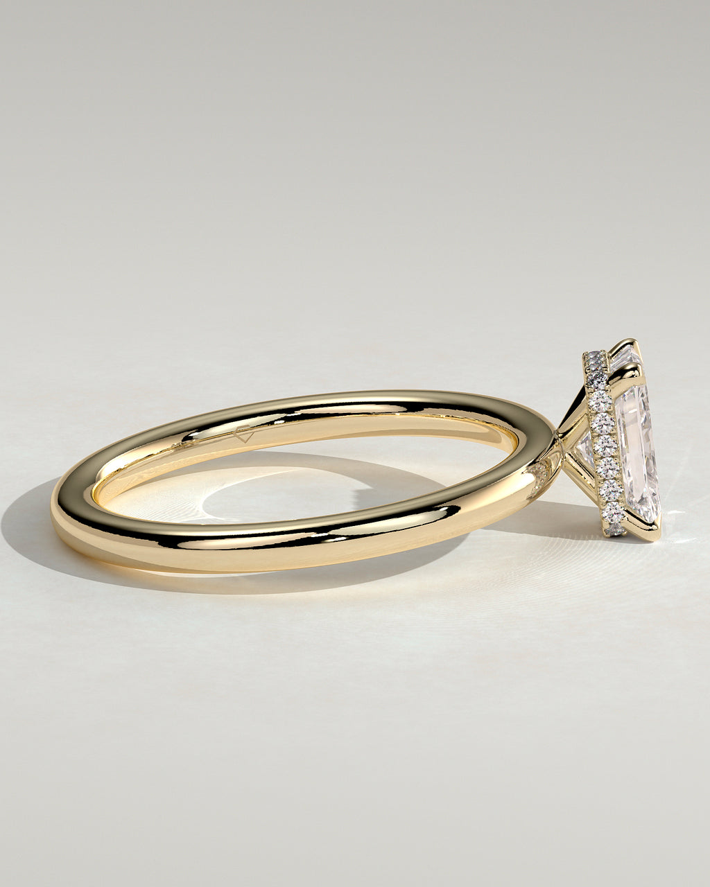 MET 0026 - 1 ct center stone - 18k Yellow Gold source reference - PP_00000 view