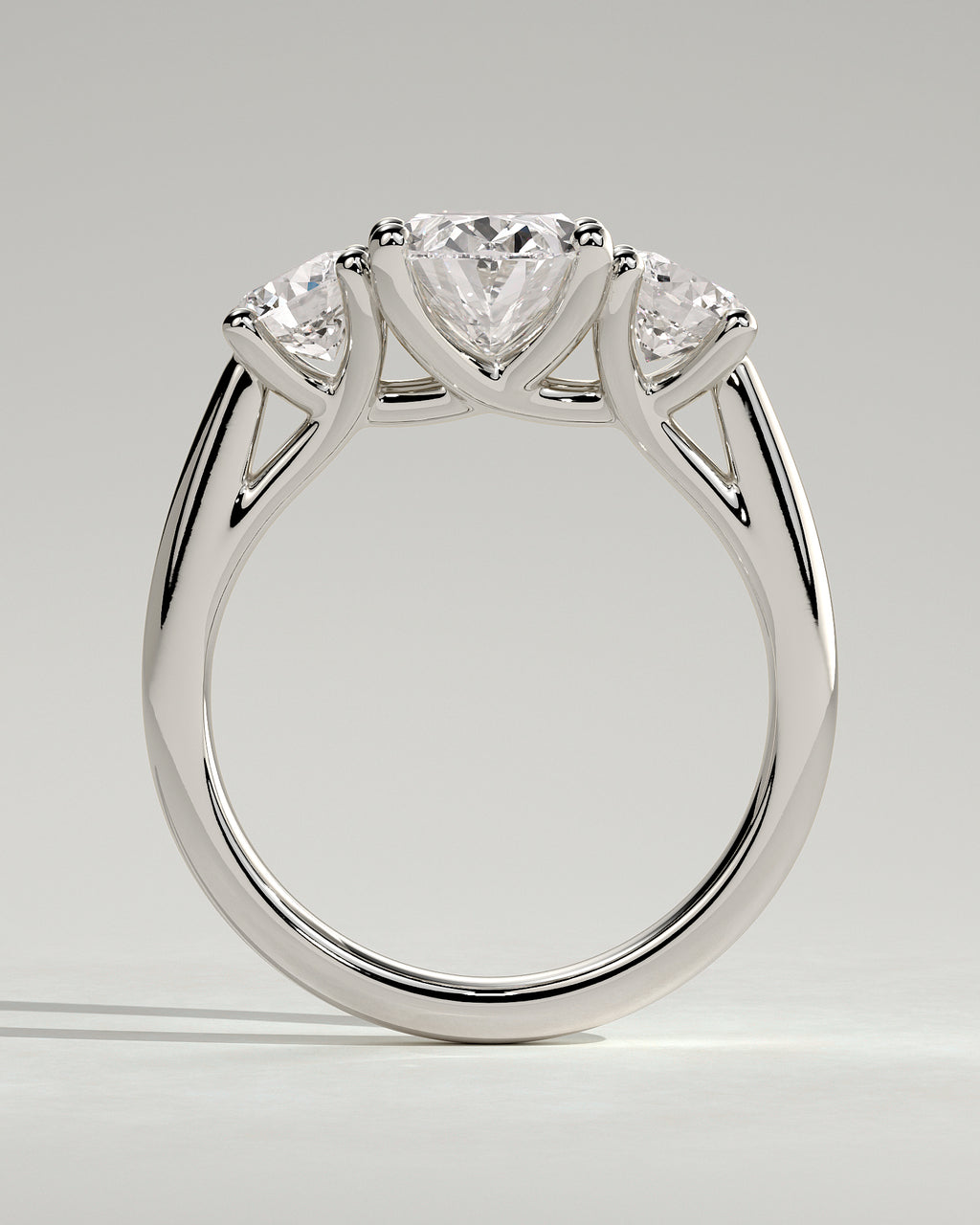 MET 0065 - 2 ct center stone - 18k White Gold source reference - setting detail view