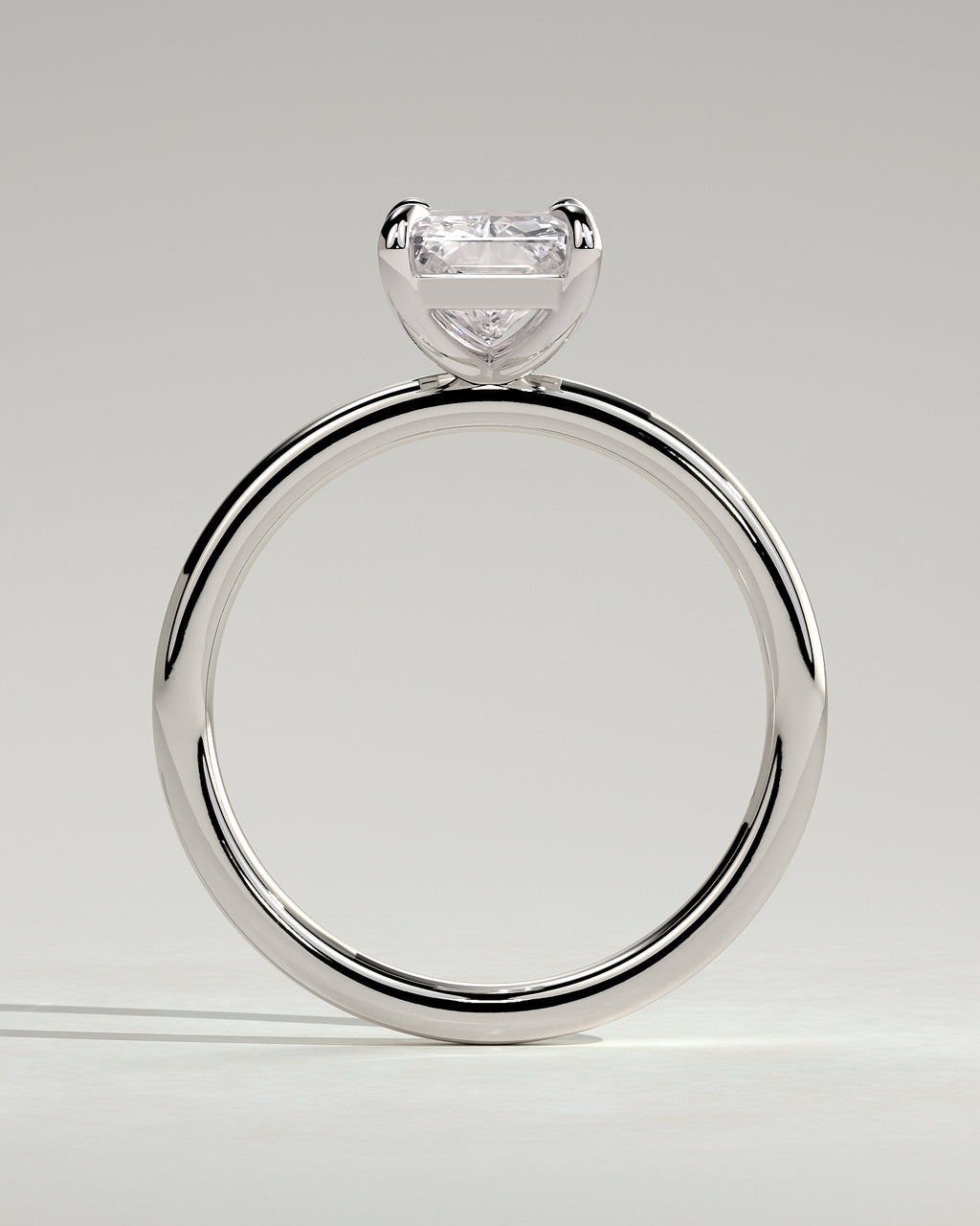 MET 0068 - 2 ct center stone - 18k White Gold source reference - setting detail view