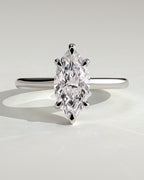 MET 0069 - 2 ct center stone - 18k White Gold source reference - front view
