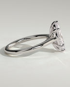 MET 0069 - 2 ct center stone - 18k White Gold source reference - setting detail view