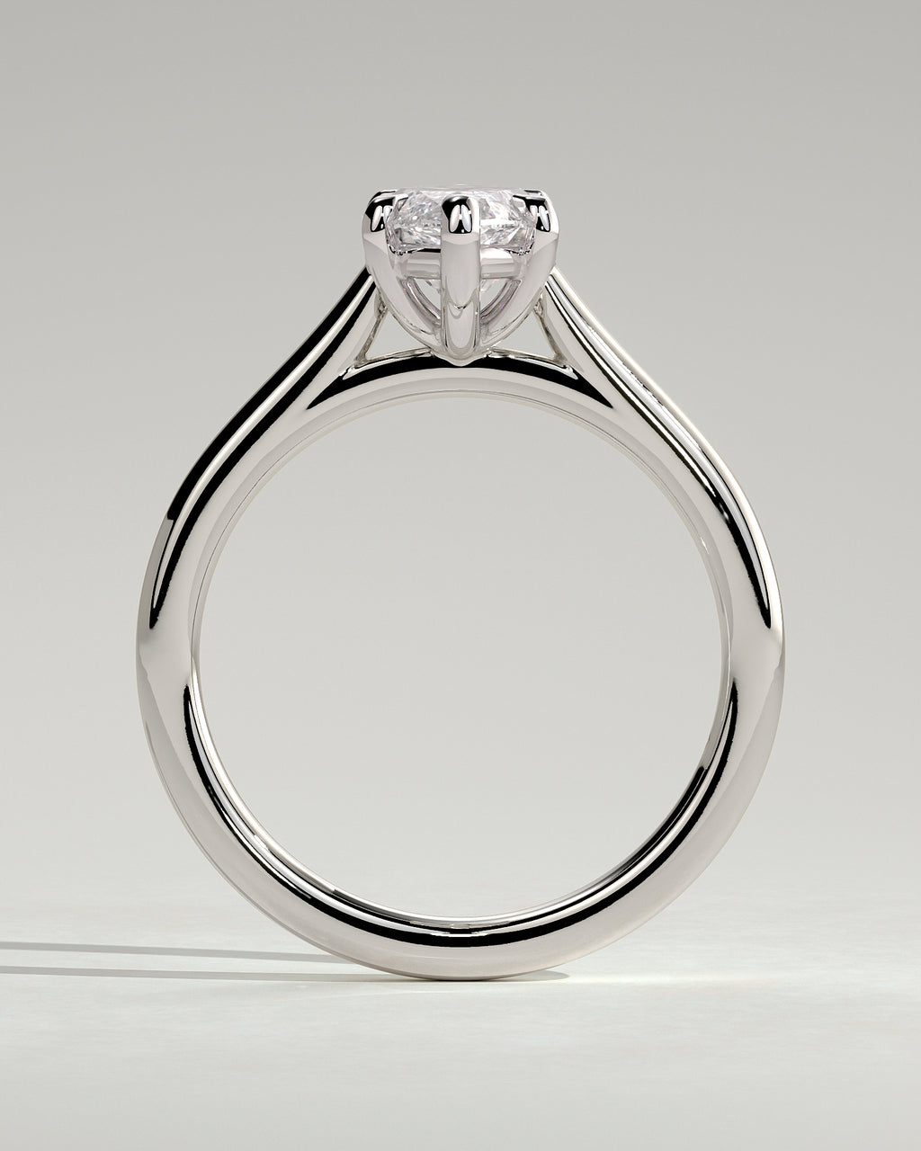MET 0069 - 2 ct center stone - 18k White Gold source reference - setting detail view