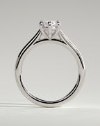 MET 0069 - 2 ct center stone - 18k White Gold source reference - setting detail view
