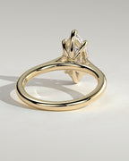 MET 0069 - 2 ct center stone - 18k Yellow Gold source reference - setting detail view