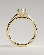 MET 0069 - 2 ct center stone - 18k Yellow Gold source reference - setting detail view