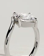 MET 0078 - 2 ct center stone - 18k White Gold source reference - setting detail view