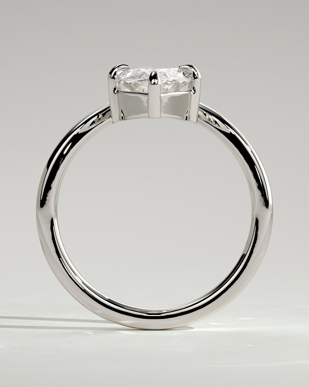 MET 0078 - 2 ct center stone - 18k White Gold source reference - setting detail view