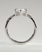 MET 0078 - 2 ct center stone - 18k White Gold source reference - setting detail view