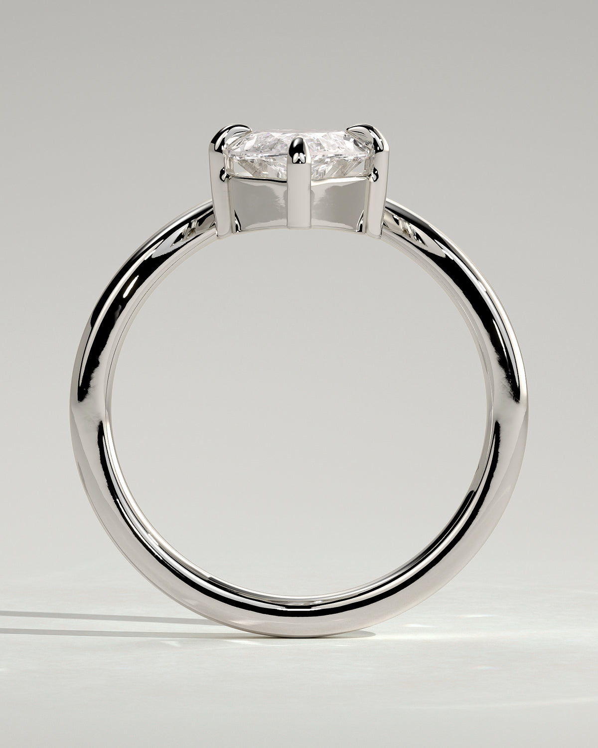 MET 0078 - 2 ct center stone - 18k White Gold source reference - setting detail view