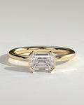 MET 0092 - 1 ct center stone - 18k Yellow Gold source reference - front view