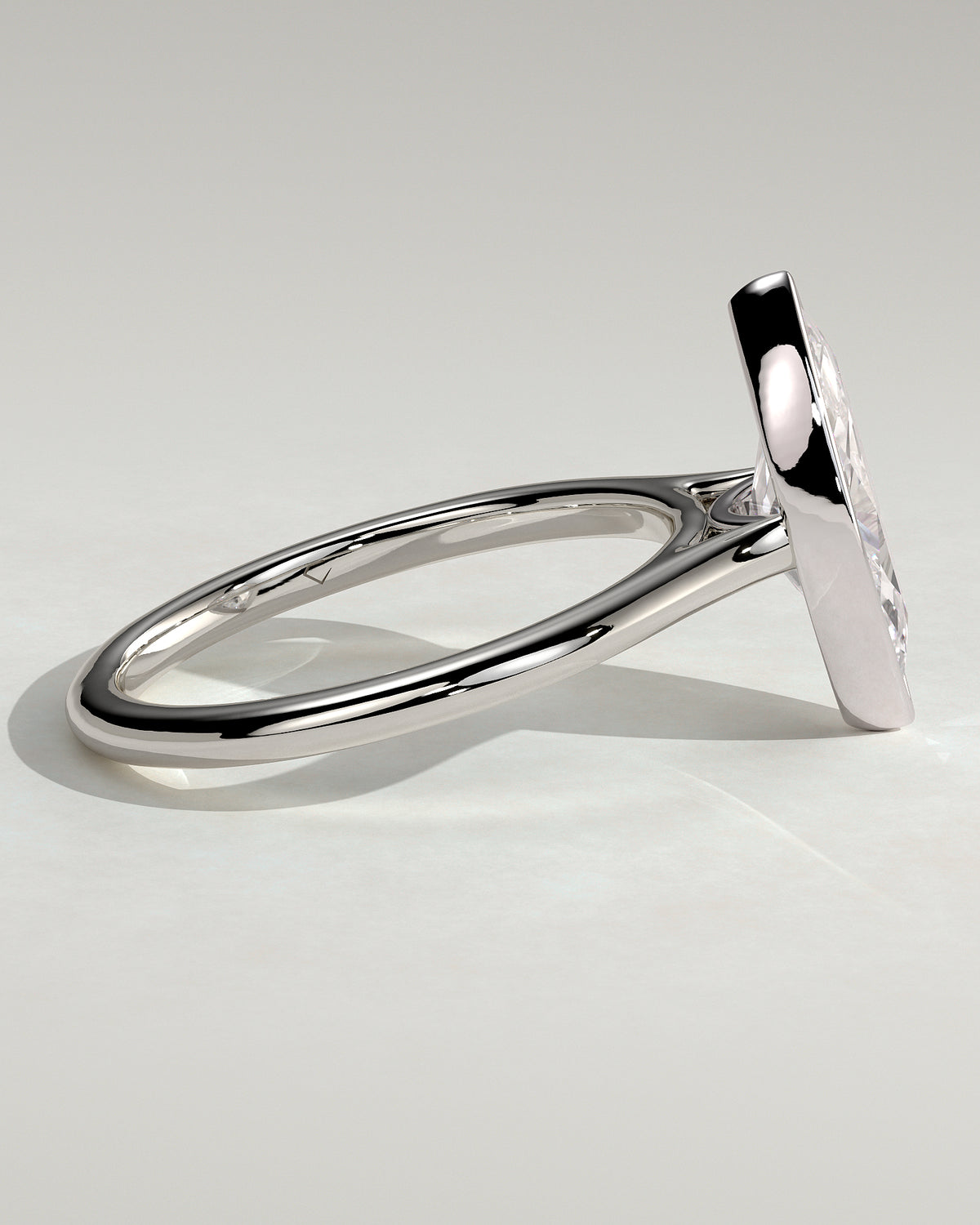 MET 0097 - 2 ct center stone - 18k White Gold source reference - setting detail view