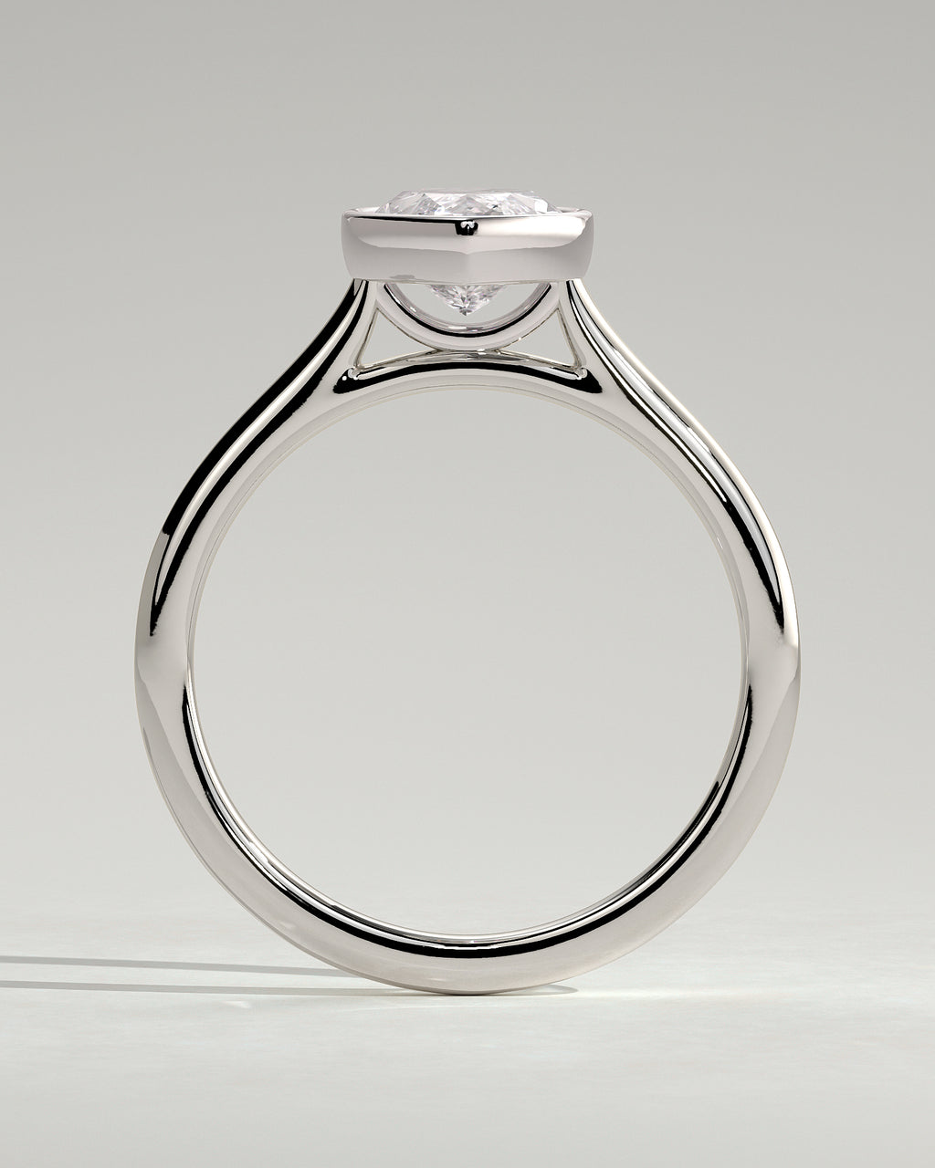 MET 0097 - 2 ct center stone - 18k White Gold source reference - setting detail view