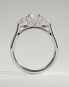MET 0102 - 1 ct center stone - 18k White Gold source reference - setting detail view