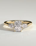 MET 0102 - 1 ct center stone - 18k Yellow Gold source reference - front view
