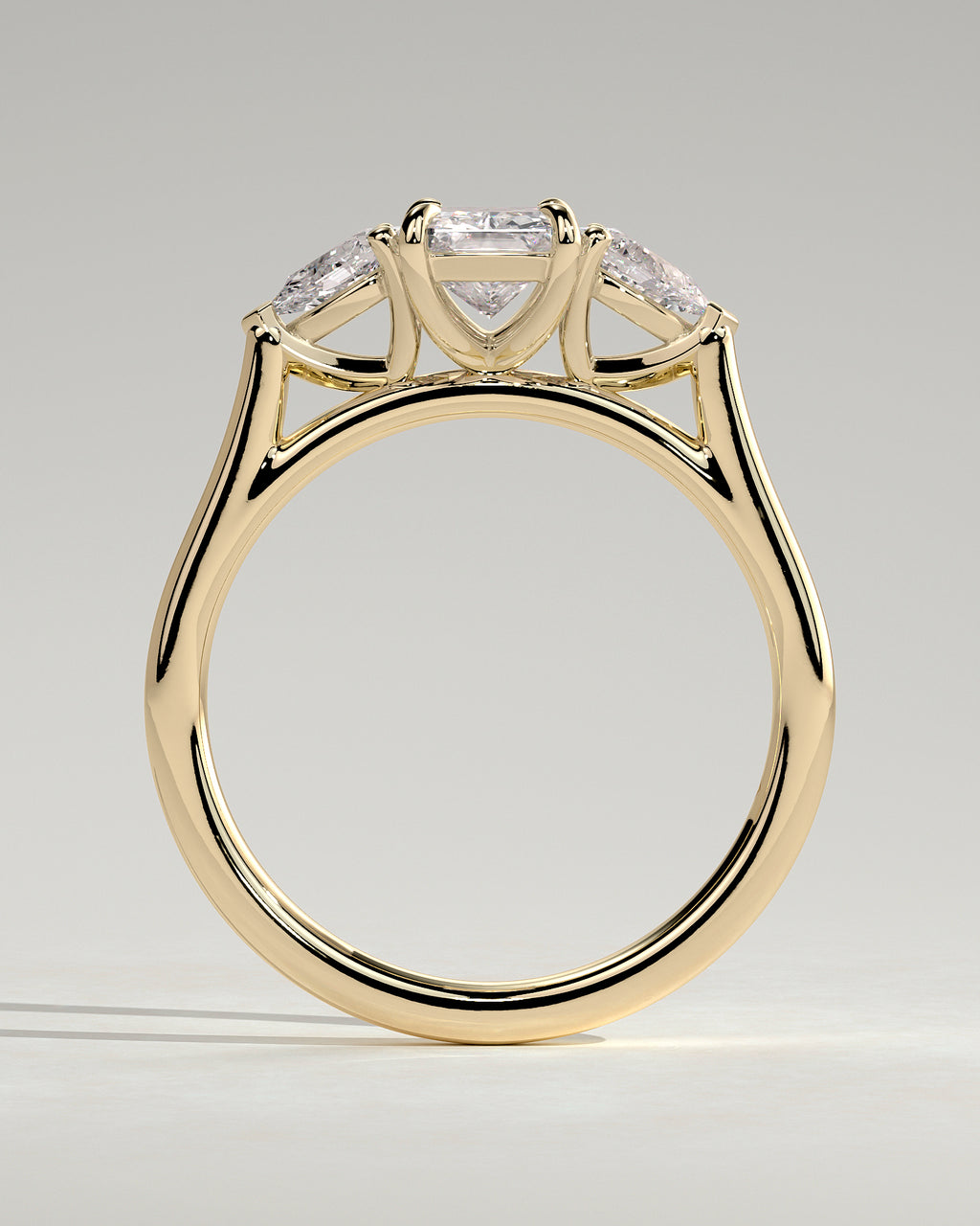 MET 0102 - 1 ct center stone - 18k Yellow Gold source reference - setting detail view