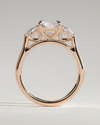 MET 0102 - 2 ct center stone - 18k Rose Gold source reference - setting detail view