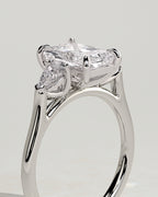MET 0102 - 2 ct center stone - 18k White Gold source reference - setting detail view