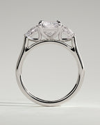 MET 0102 - 2 ct center stone - 18k White Gold source reference - setting detail view