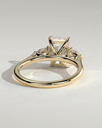 MET 0102 - 2 ct center stone - 18k Yellow Gold source reference - setting detail view