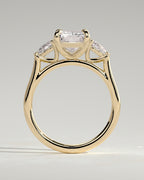 MET 0102 - 3 ct center stone - 18k Yellow Gold source reference - setting detail view