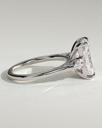 MET 0102 - 4 ct center stone - 18k White Gold source reference - setting detail view