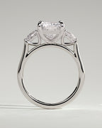 MET 0102 - 4 ct center stone - 18k White Gold source reference - setting detail view