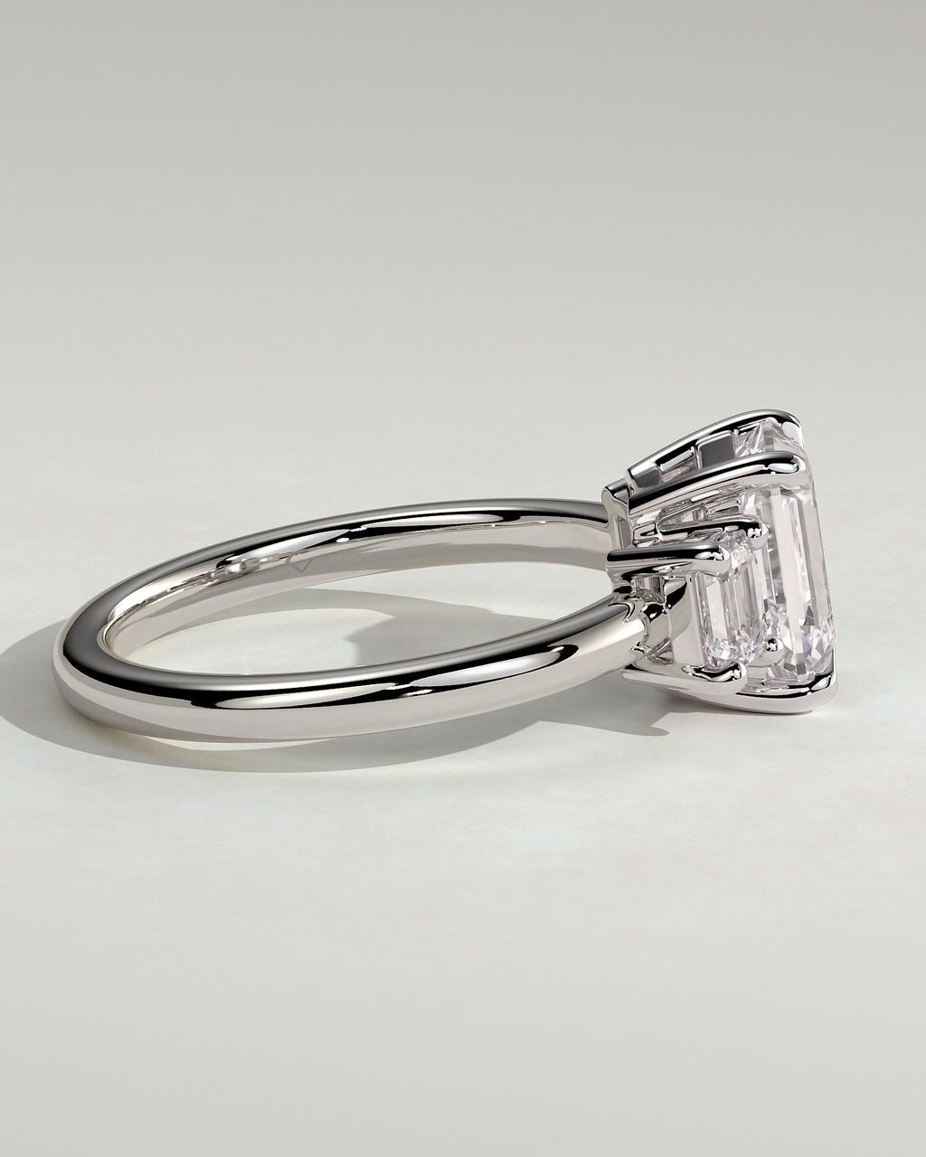 MET 0120 - 2 ct center stone - 18k White Gold source reference - setting detail view