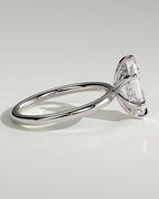 MET 0122 - 2 ct center stone - 18k White Gold source reference - setting detail view