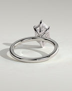 MET 0122 - 2 ct center stone - 18k White Gold source reference - setting detail view