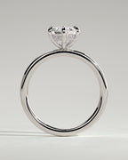 MET 0122 - 2 ct center stone - 18k White Gold source reference - setting detail view