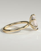 MET 0122 - 2 ct center stone - 18k Yellow Gold source reference - setting detail view