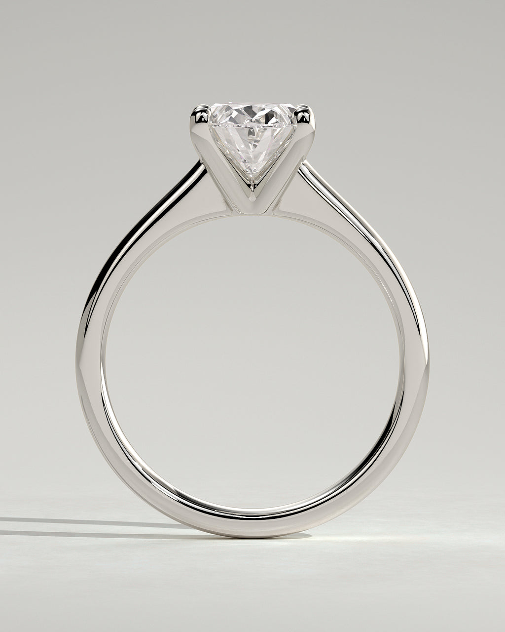 MET 0143 - 2 ct center stone - 18k White Gold source reference - setting detail view