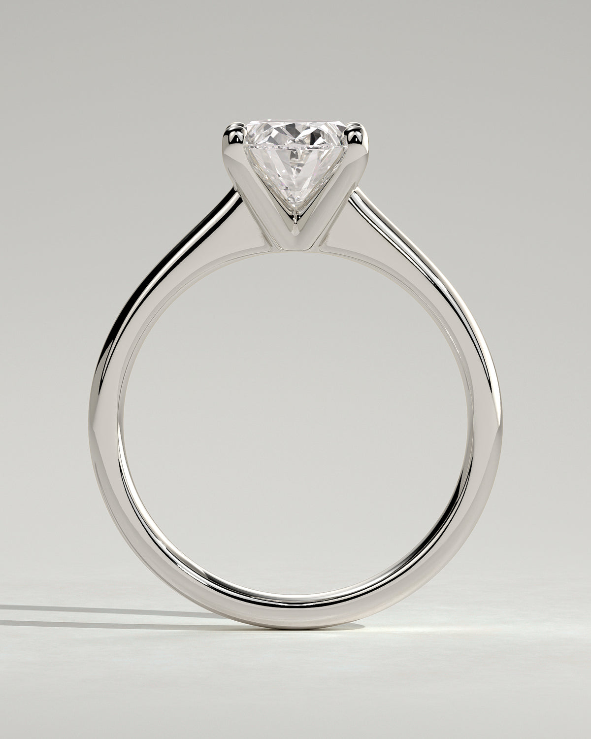 MET 0143 - 2 ct center stone - 18k White Gold source reference - setting detail view